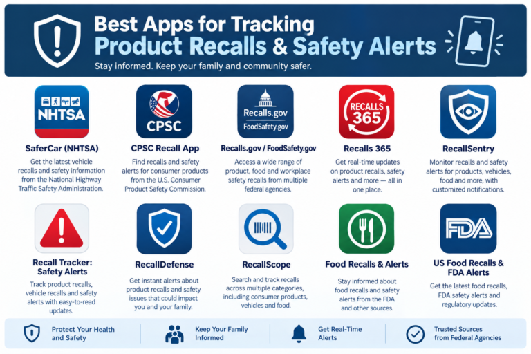 Best Apps for Tracking Product Recalls and Safety Alerts