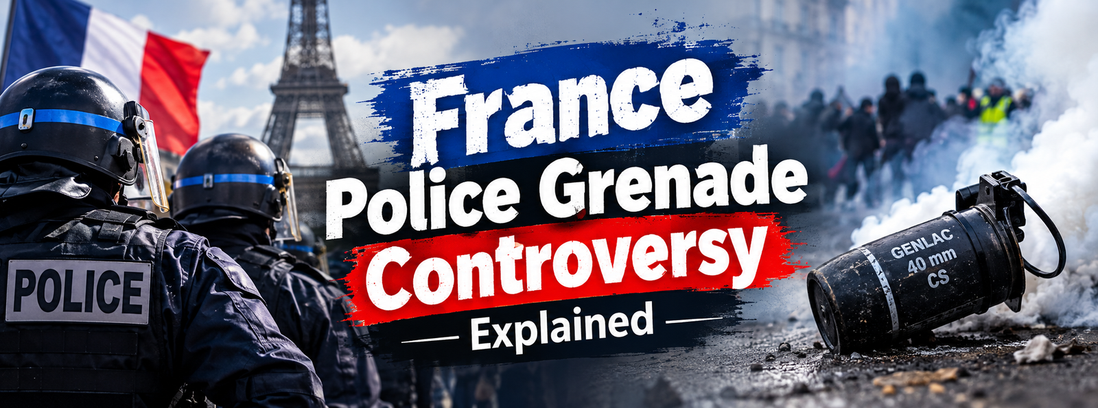 France Police Grenade Controversy Explained