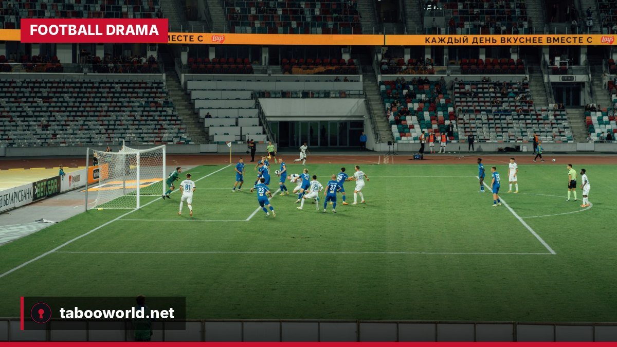 A crowded football stadium with opposing team colors, representing the intense rivalry in the Boca Juniors clásico controversy 2026.