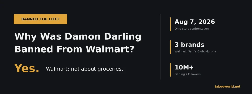 Why Was Damon Darling Banned From Walmart? Full Story (2026)